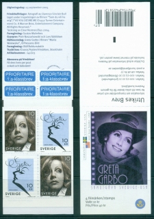 Sweden-2005-Greta-Garbo-Booklet-MUH-lot33738