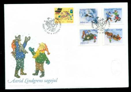 Sweden-2007-Xmas-FDC-lot51679