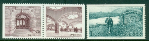 Sweden-1974-UPU-centenary-MUH
