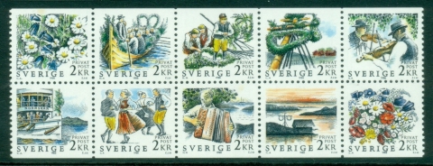 Sweden-1988-Discount-Stamps-Swedish-Midsummer-MUH