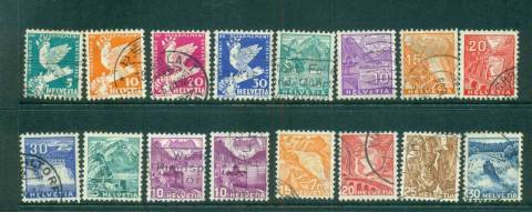 Switzerland-1932-Definitives-Asst