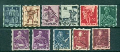 Switzerland-1941-59-Historical-Figures-FU-lot59078