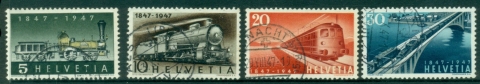 Switzerland-1947-The-100th-Anniversary-of-the-Swiss-Railway-FU