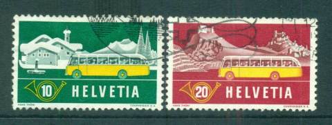 Switzerland-1953-Alpine-Post-Bus-FU-lot59086