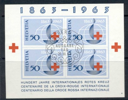 Switzerland-1963-Red-Cross-cent-MS-CTO