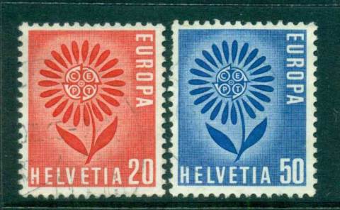 Switzerland-1964-Europa-FU-lot59097