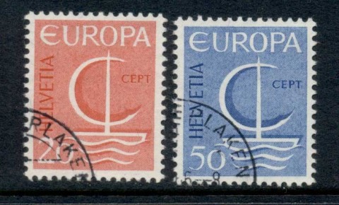 Switzerland-1966-Europa-FU