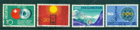 Switzerland-1967-Anniversaries-FU-lot59100