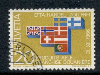 Switzerland-1967-EFTA-CTO