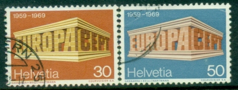 Switzerland-1969-Europa-FU