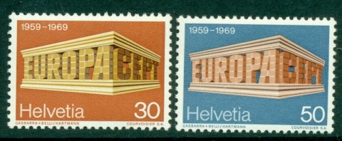 Switzerland-1969-Europa-MUH-Lot16053