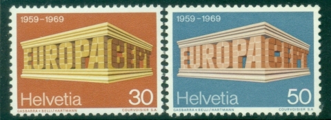 Switzerland-1969-Europa-MUH