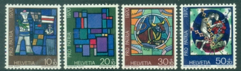 Switzerland-1970-Pro-Patria-Art-MUH
