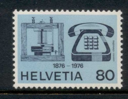 Switzerland-1976-Telephone-Centenary