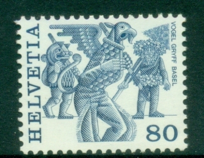 Switzerland-1977-84-Folk-Customs-80c-MUH