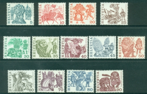 Switzerland-1977-84-Folk-Customs-MUH