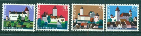 Switzerland-1979-Castles-MUH-lot59059