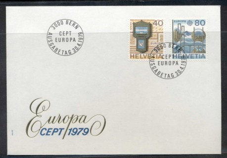 Switzerland-1979-Europa-Communications-FDC