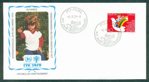 Switzerland-1979-IYC-International-Year-of-the-Child-FDC-lot32043