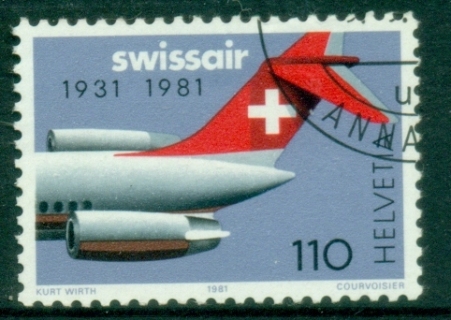 Switzerland-1981-Swissair-FU