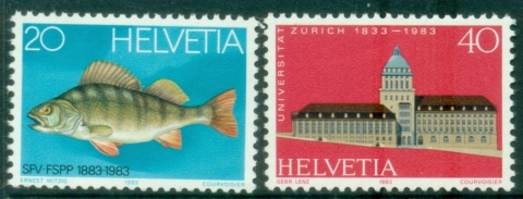 Switzerland-1983-Anniversaries-MUH_1