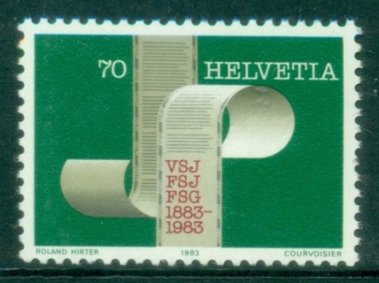 Switzerland-1983-The-100th-Anniversary-of-Swiss-Association-of-Journalists-MUH