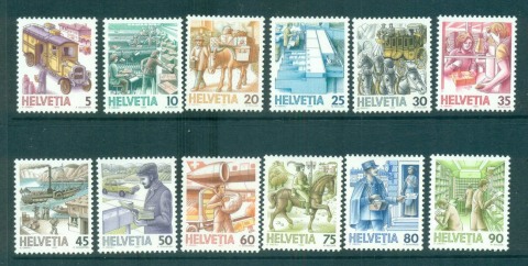 Switzerland-1986-89-Mail-Handling-12-MUH-lot58981