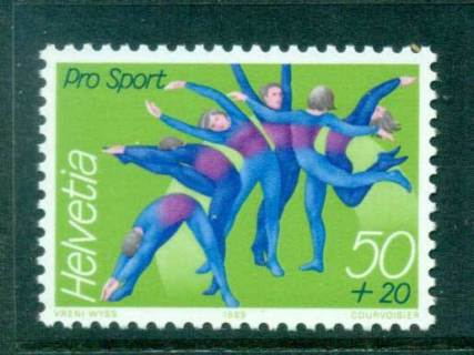 Switzerland-1987-Gymnastics-MUH-lot58998