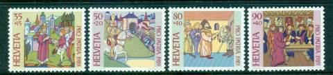 Switzerland-1989-Art-Culture-MUH-lot58999