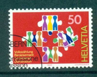 Switzerland-1990-Census-CTO-lot58995