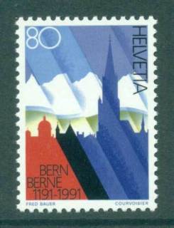 Switzerland-1991-Bern-Anniv-MUH-lot58996