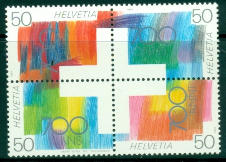 Switzerland-1991-The-700th-Anniversary-of-the-Confederation-MUH