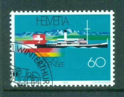 Switzerland-1993-Lake-Constance-Steamer-CTO-lot58939