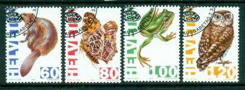 Switzerland-1994-Endangered-Species-CTO-lot58946