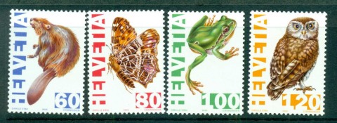 Switzerland-1995-Endangered-Wildlife-MUH-lot59038