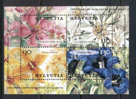 Switzerland-2001-Flowers-MS-MUH