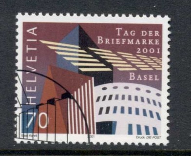 Switzerland-2001-Stamp-Day-CTO