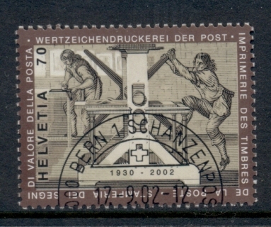 Switzerland-2002-Post-Stamp-Printers-CTO