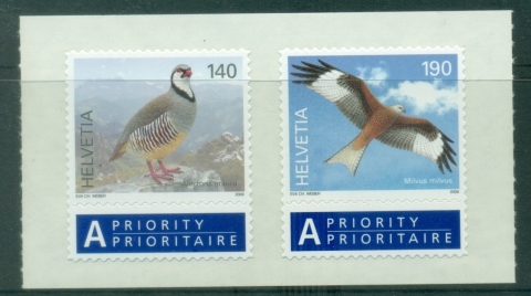 Switzerland-2009-Birds-Self-Adhesive-MUH