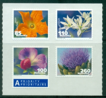 Switzerland-2011-Flora-flowering-Plants-Self-Adhesive-Stamps-MUH