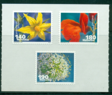 Switzerland-2012-Flora-Flowering-Plants-Self-Adhesive-Stamps