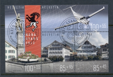 Switzerland-2012-Stamp-Ex-MS-CTO