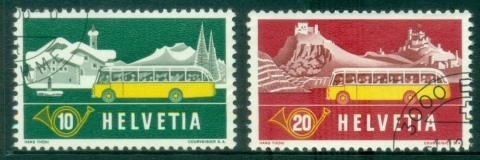 Switzerland-1953-Alpine-Post-FU