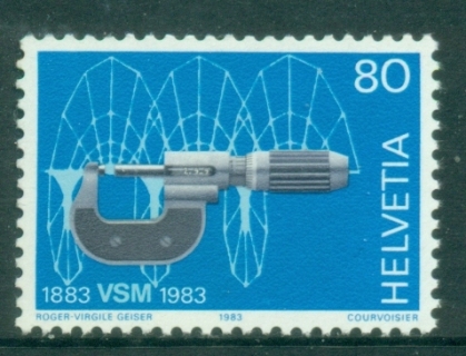 Switzerland-1983-The-100th-Anniversary-of-the-Swiss-Mechanical-and-Electrical-Engineering-Industries-MUH