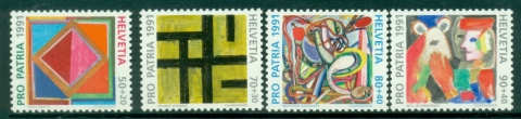 Switzerland-1991-Pro-Patria-The-700th-Anniversary-of-the-Art-and-Culture-MUH