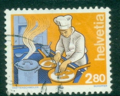 Switzerland-1992-Trades-280fr-FU