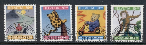 Switzerland-2001-Childrens-Book-Art-CTO