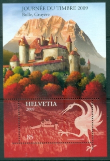 Switzerland-2009-Stamp-Day-MS-Muh