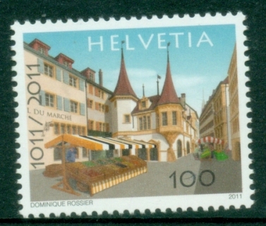 Switzerland-2011-The-1000th-Anniversary-of-the-City-of-Neuenburg-Muh