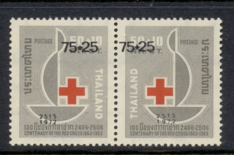 Thailand-1973-Red-Cross-pr-MUH